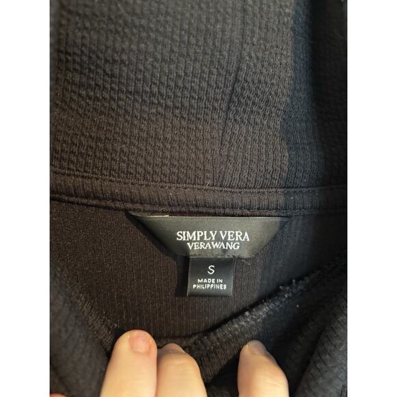 SIMPLY VERA WANG | Funnel Neck Sweatshirt Oversized Streetwear Small - Picture 6 of 8